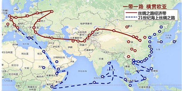 The-Belt-And-Road-Route