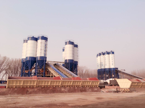 Camelway HZS180 Centrale à béton se met en service dans la zone économique d’aéroport de Zhengzhou